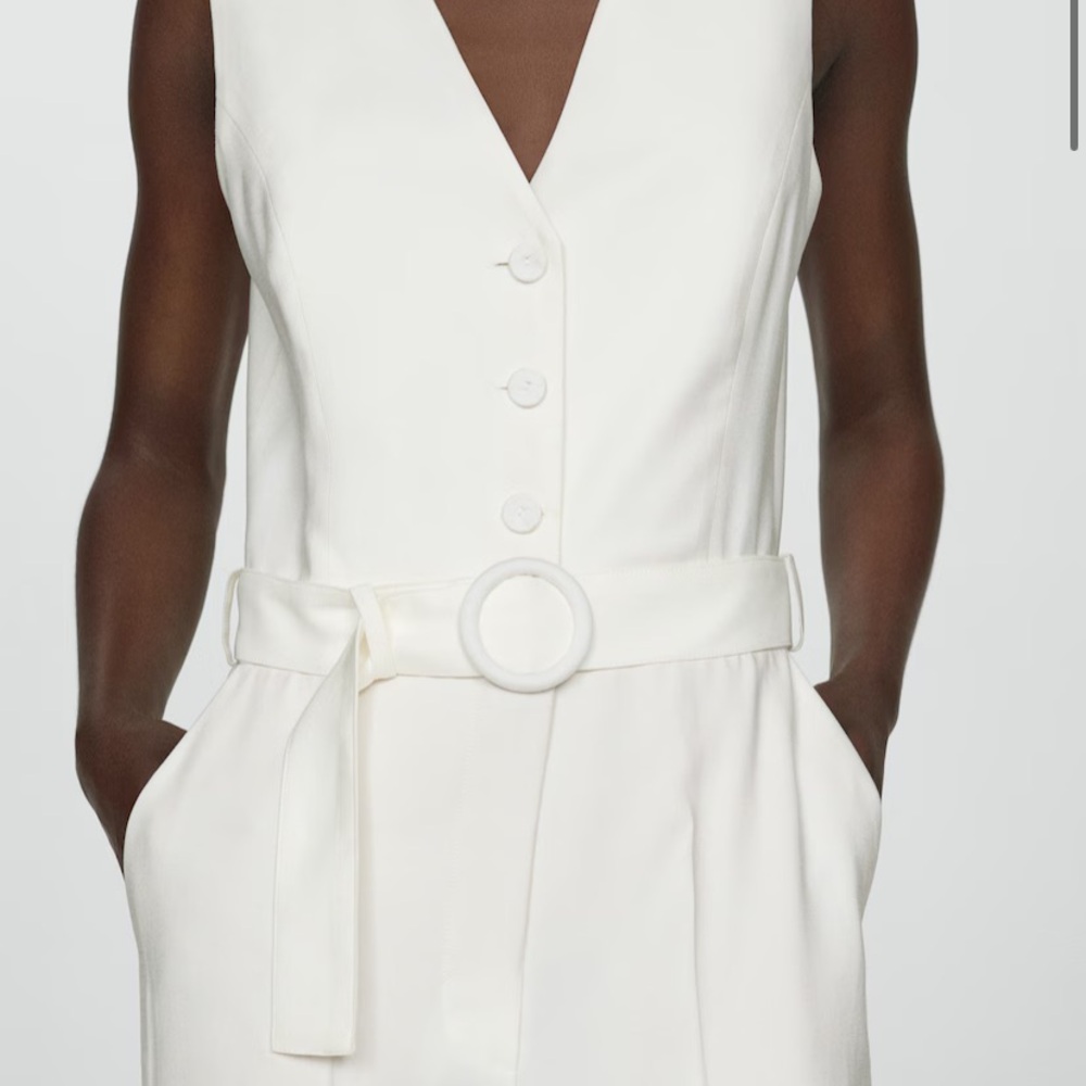 Mango Belted Jumpsuit - Picture 3 of 6